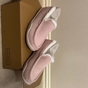 KURU Pink Slip-On Shoes with White Lining